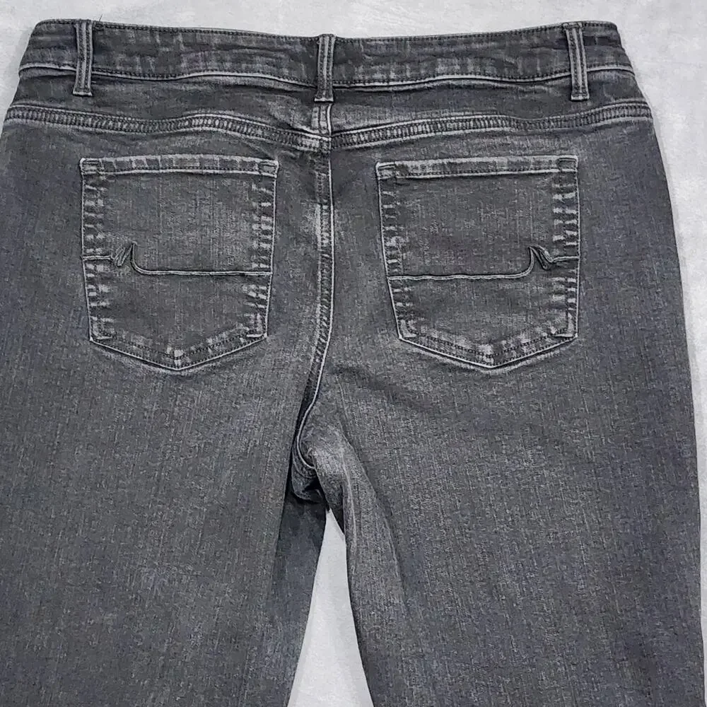 m‎ jeans by Maurices Mid Rise Curvy Straight Black Size 16W Short - Picture 6 of 11